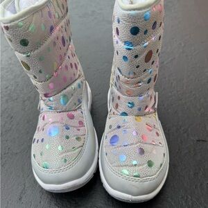 Colorful Dotted Kids Boots